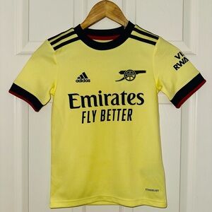 Adidas Yellow & Navy Arsenal Jersey